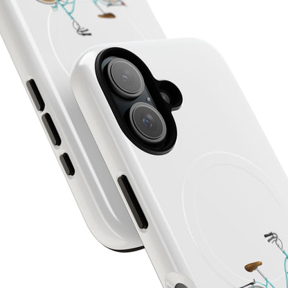 Tough Magnetic Phone Cases, Stylish Bicycle Design, Durable Protection, Perfect Gift for Cyclists, Trendy Tech Accessory