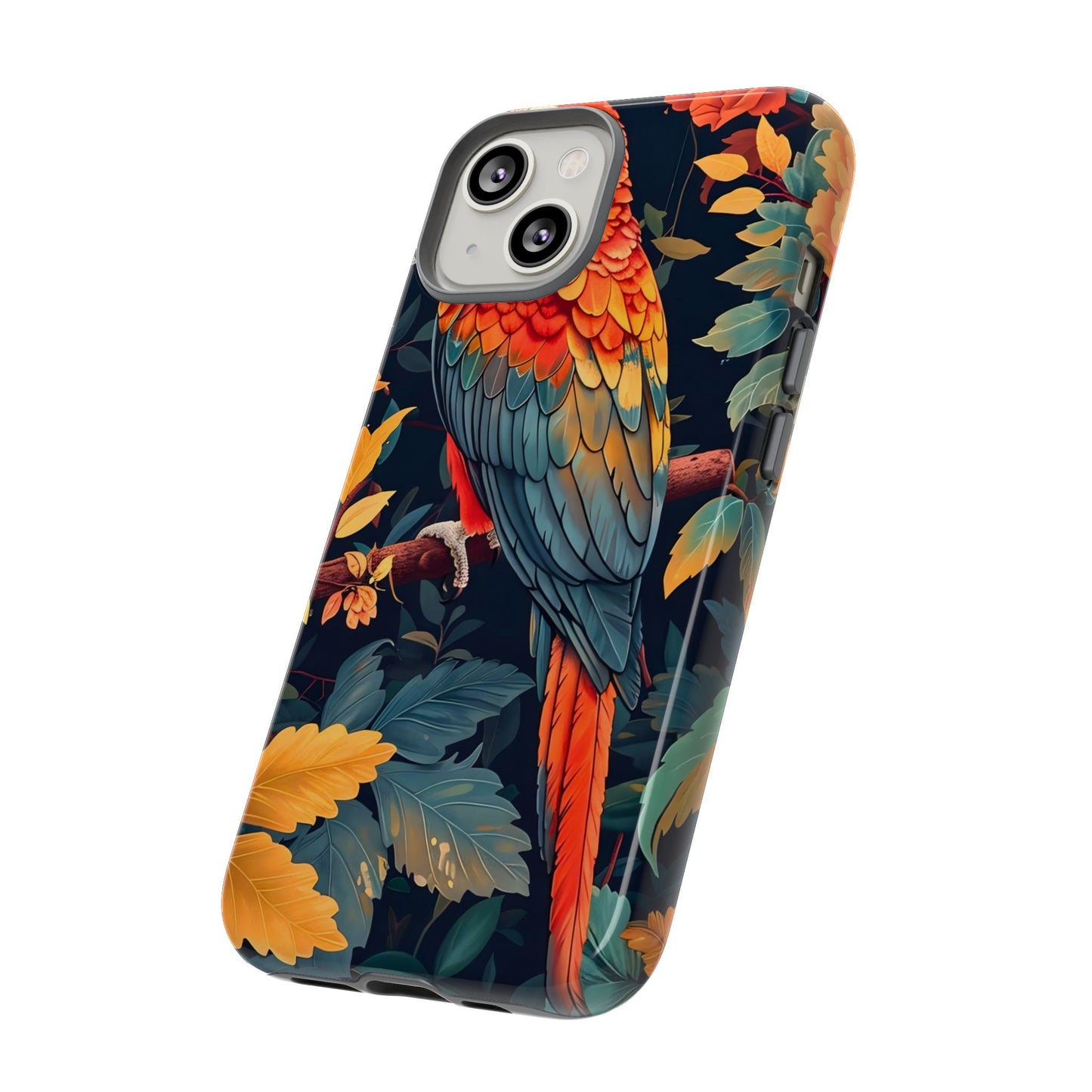 Vibrant Parrot Phone Case - Tough, Stylish, Nature-Inspired, Tropical, Wildlife, Perfect Gift, Summer Vibes