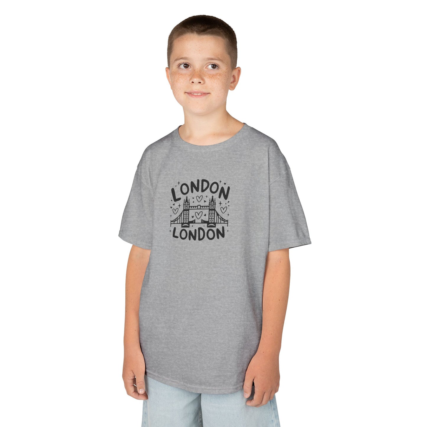 Kids Tee - Lovely London - Fun Cotton T-Shirt for Young Explorers