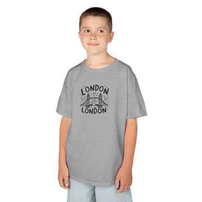 Kids Tee - Lovely London - Fun Cotton T-Shirt for Young Explorers