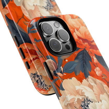 Floral Tough Case, Durable Floral Phone Case, Stylish Protection Case, Gift for Her, Spring Accessories, Mother’s Day Gift