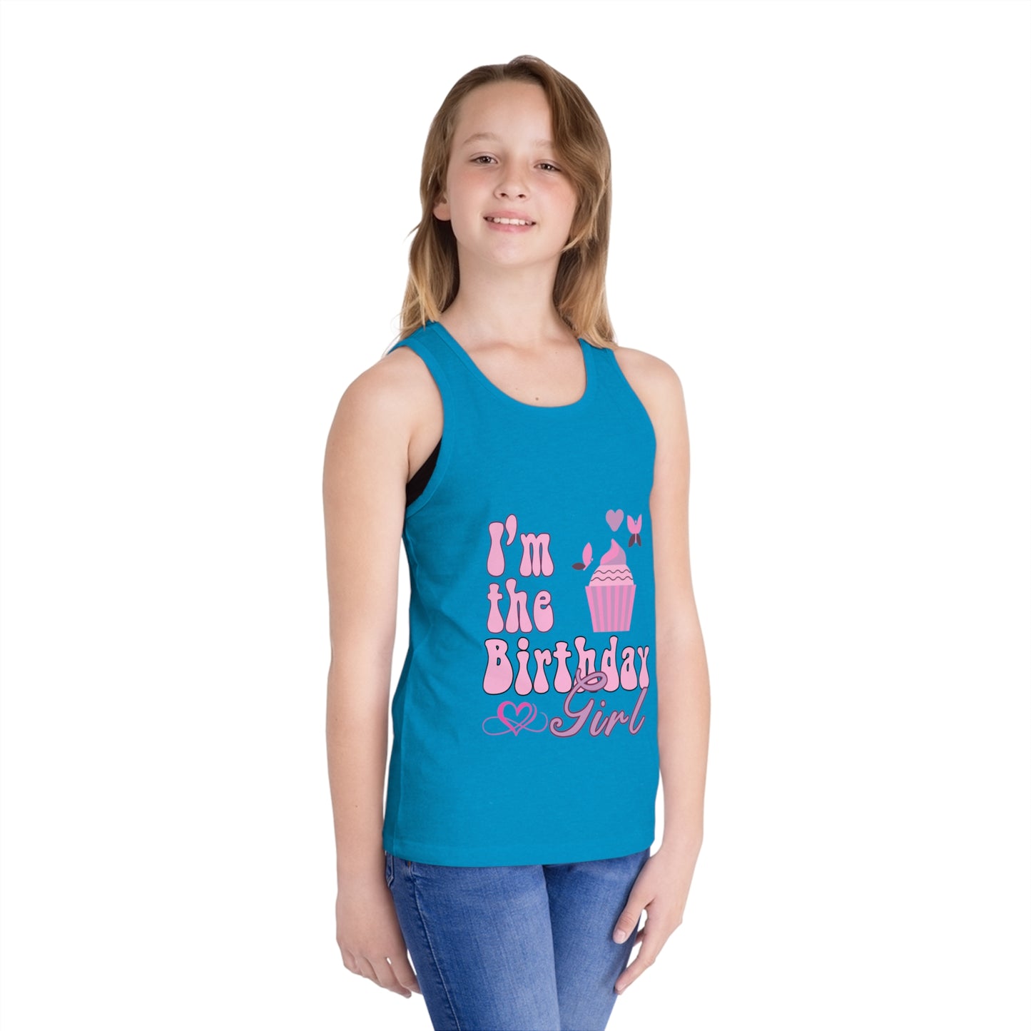 Birthday Girl Jersey Tank Top for Kids