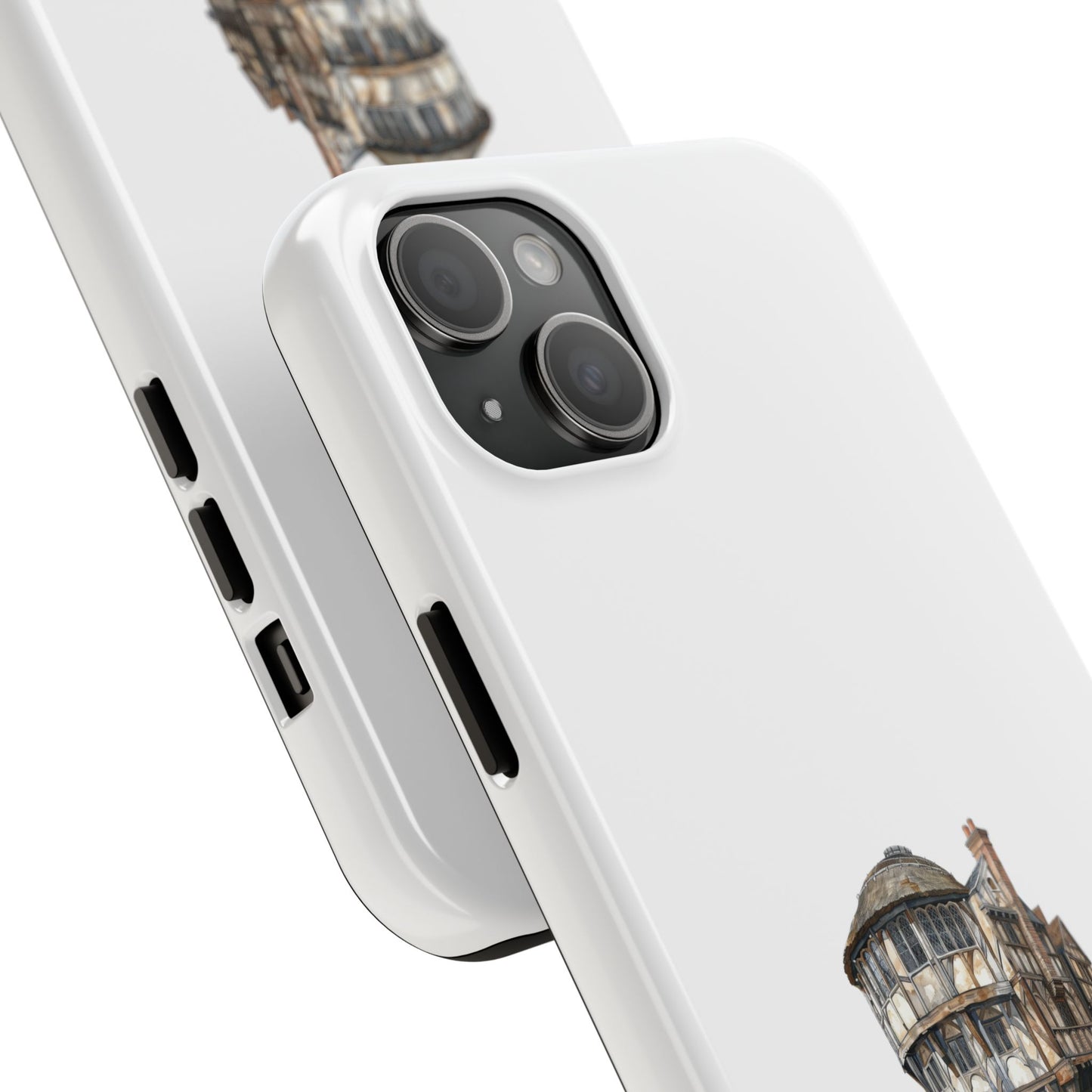Artistic Tough Phone Case - Vintage Architectural Design