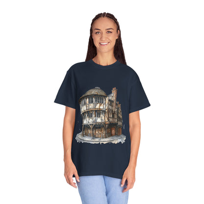 Unisex Garment-Dyed T-shirt - Cheers to Tradition - The Classic British Pub