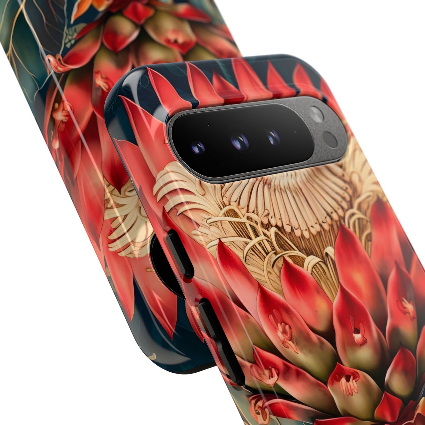 Tough Cases: Vibrant Floral Phone Case, Tough Phone Covers, Floral Art Cases, Nature Design Accessories, Gift for Nature Lovers
