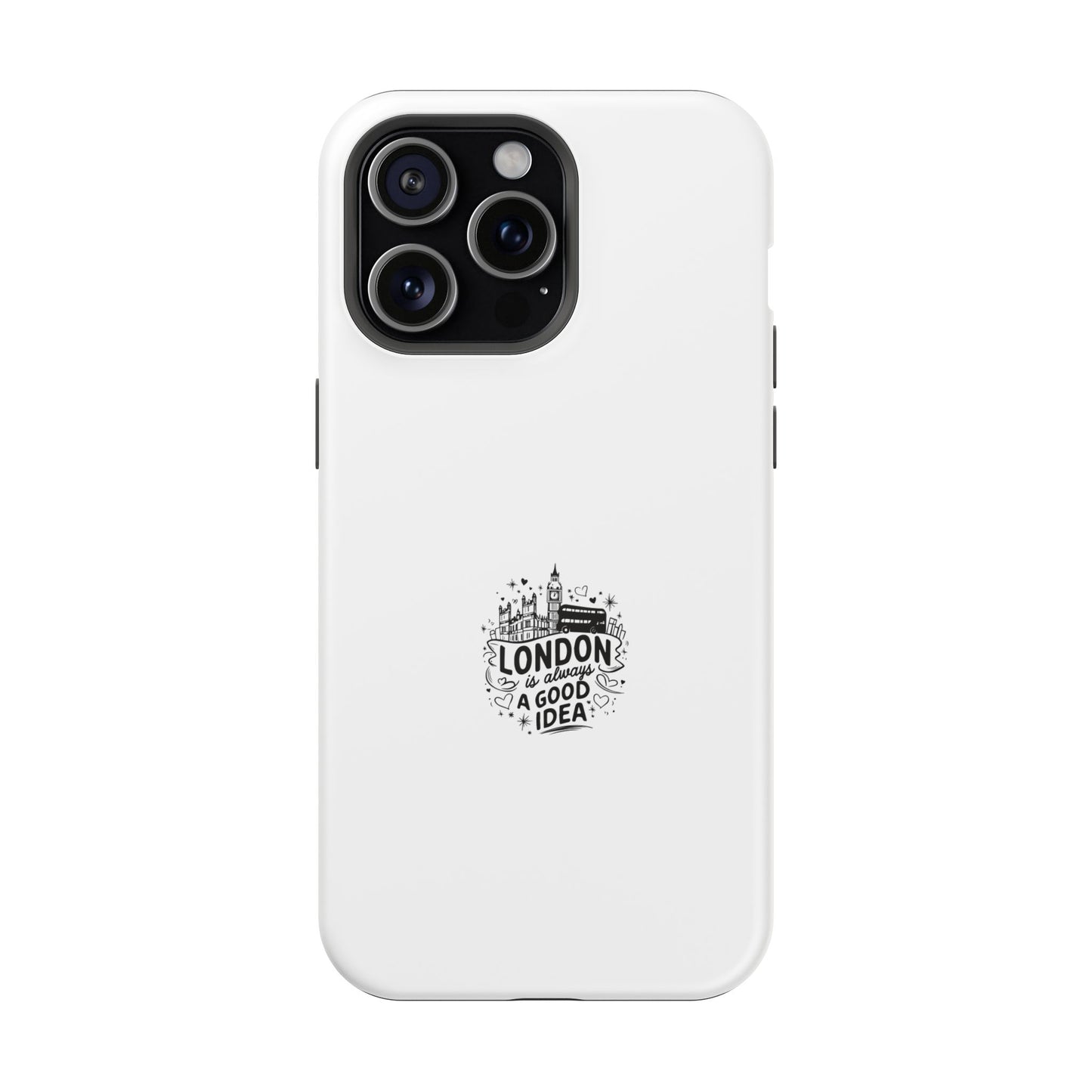 London Good Idea Magnetic Phone Case, Travel Accessories, Unique Gift, Phone Cover, London Souvenir, Custom Case
