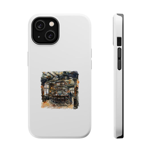 Artistic Magnetic Tough Cases | Stylish Phone Cover, Unique Illustrative Cases, Customizable Gifts for Travelers, Holiday Season Perfec
