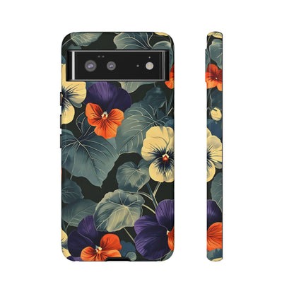Tough Cases Floral iPhone Case, Tough Phone Cover, Stylish Floral Design, Gift for Her, Summer Vibe, Durable Protective Case