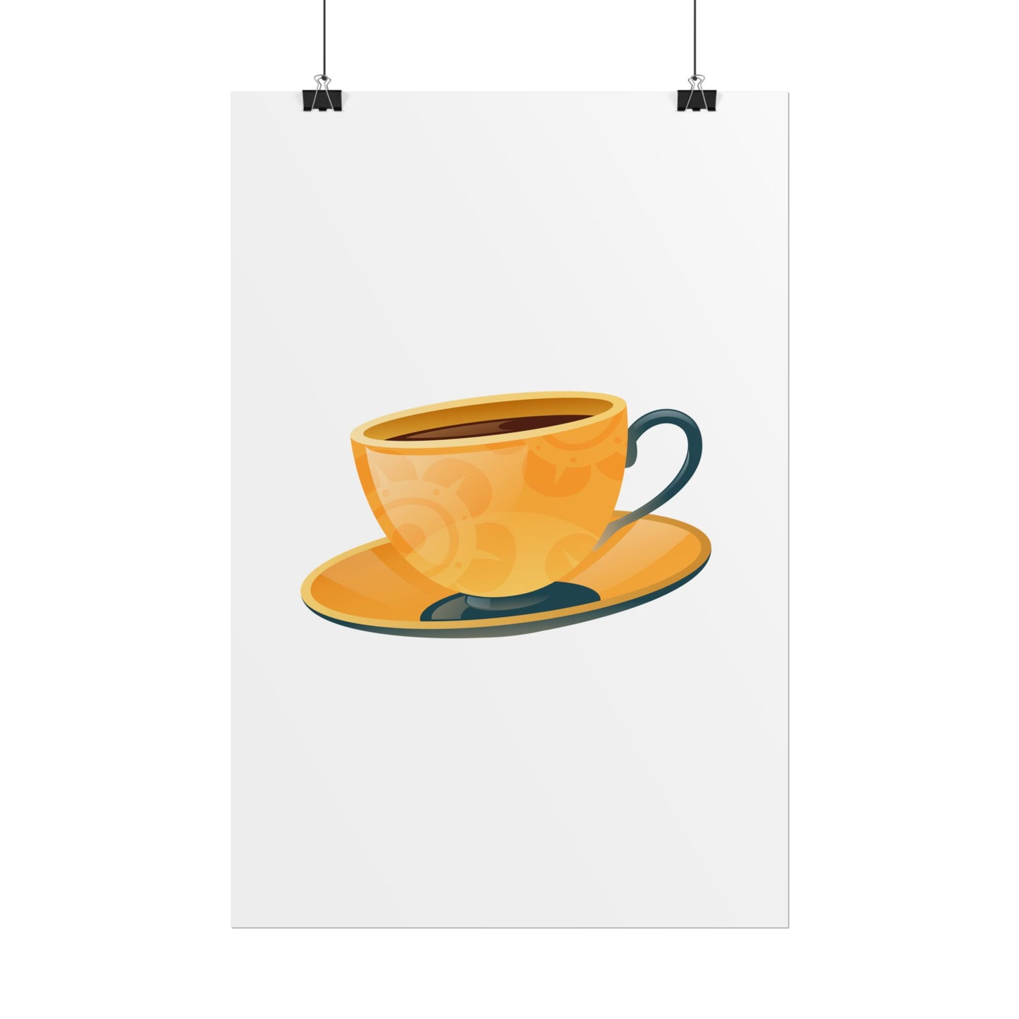Coffee Lovers Rolled Posters, Cute Coffee Art, Kitchen Decor, Coffee Shop Print, Gift for Coffee Enthusiasts