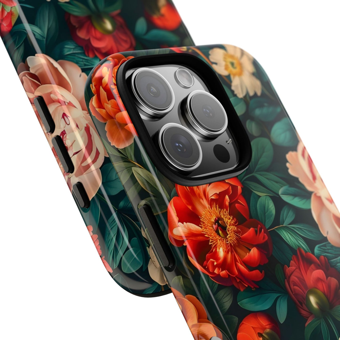 Floral Phone Case - Tough Cases, Vibrant Protection, Gift for Her, Cute Floral Design, Trendy Accessory, Perfect for Spring
