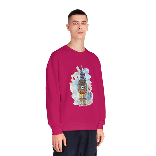 Unisex NuBlend® Crewneck Sweatshirt - Iconic Big Ben Clock Tower