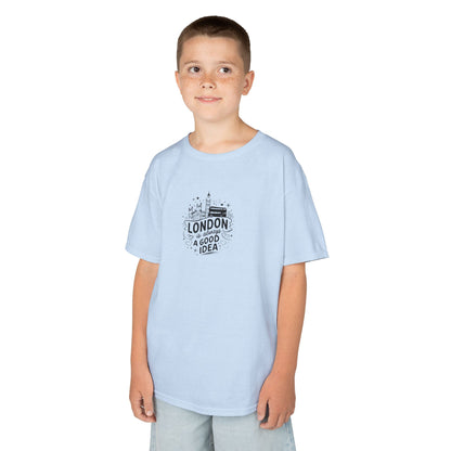 Kids London Tee - London is always a good Idea -  Graphic Cotton T-Shirt