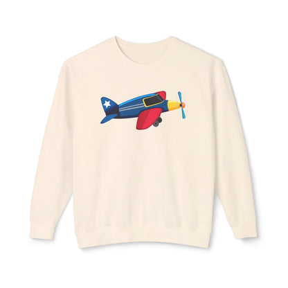 Unisex Lightweight Crewneck Sweatshirt Vintage - Retro Aviation