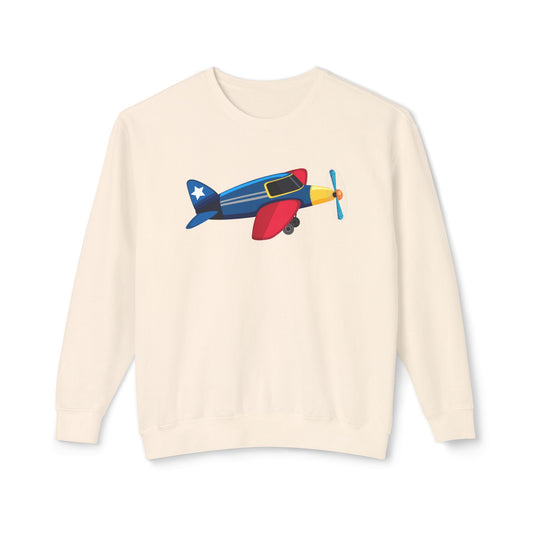 Unisex Lightweight Crewneck Sweatshirt Vintage - Retro Aviation