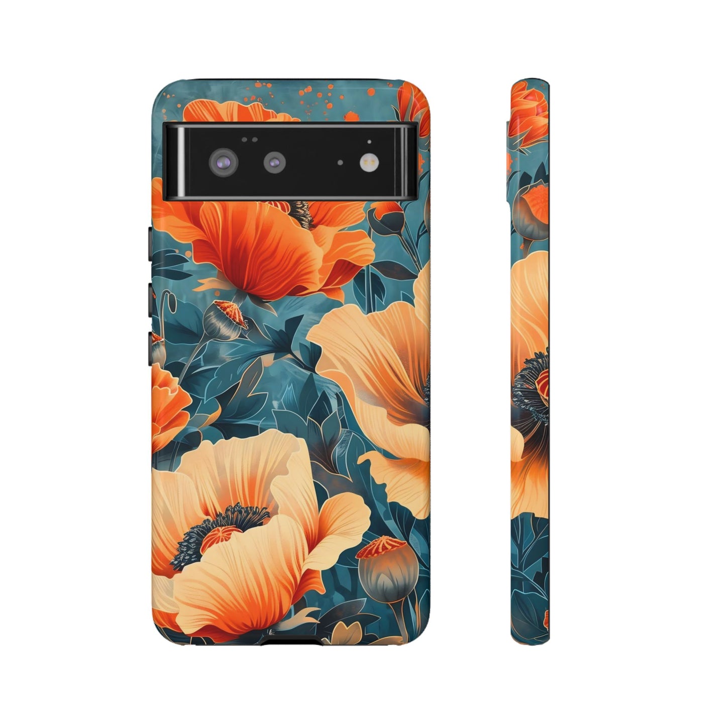 Floral Phone Case, Tough Cases for Protection and Style, Spring Aesthetic, Gift for Her, Phone Accessory for Nature Lovers