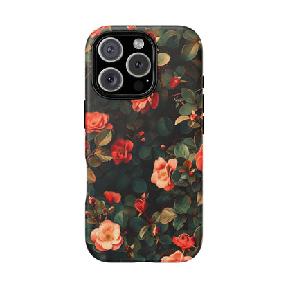Floral Phone Case - Elegant Floral Design, Tough Protective Case, Perfect Gift for Her, Trendy Phone Accessories, Mother’s Day, Birthday