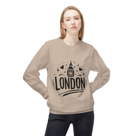 Unisex Midweight Softstyle Fleece Crewneck Sweatshirt - Adorable London