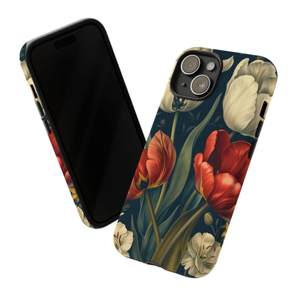 White Flower Tough Cases