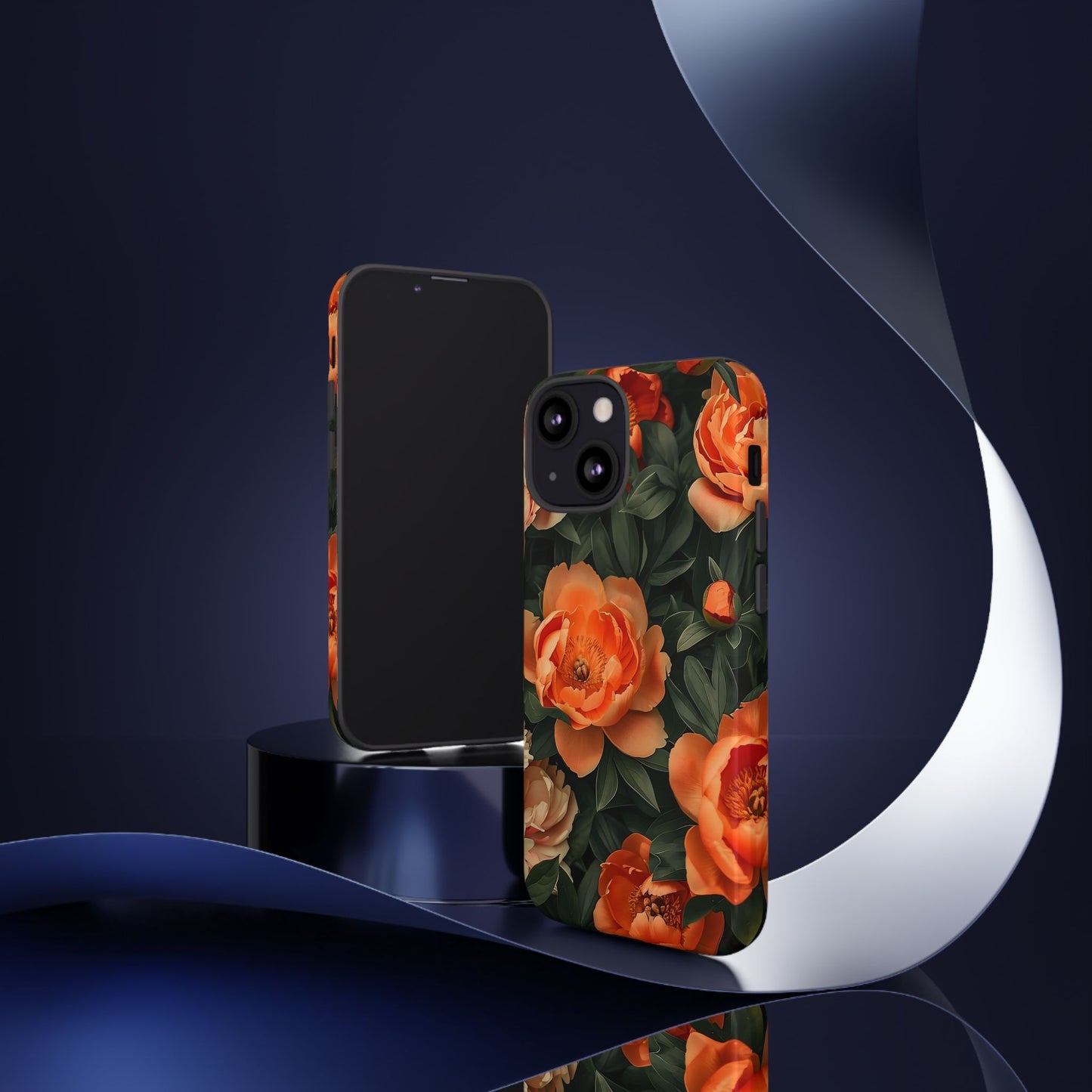 Stylish Floral Phone Case, Tough Cases, Floral Phone Cover, Gift for Her, Spring Accessories, Mother's Day, Phone Protection