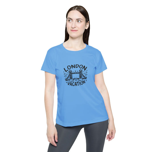 Women's  Sports Jersey -  London Vacation - Lightweight Athletic Tee