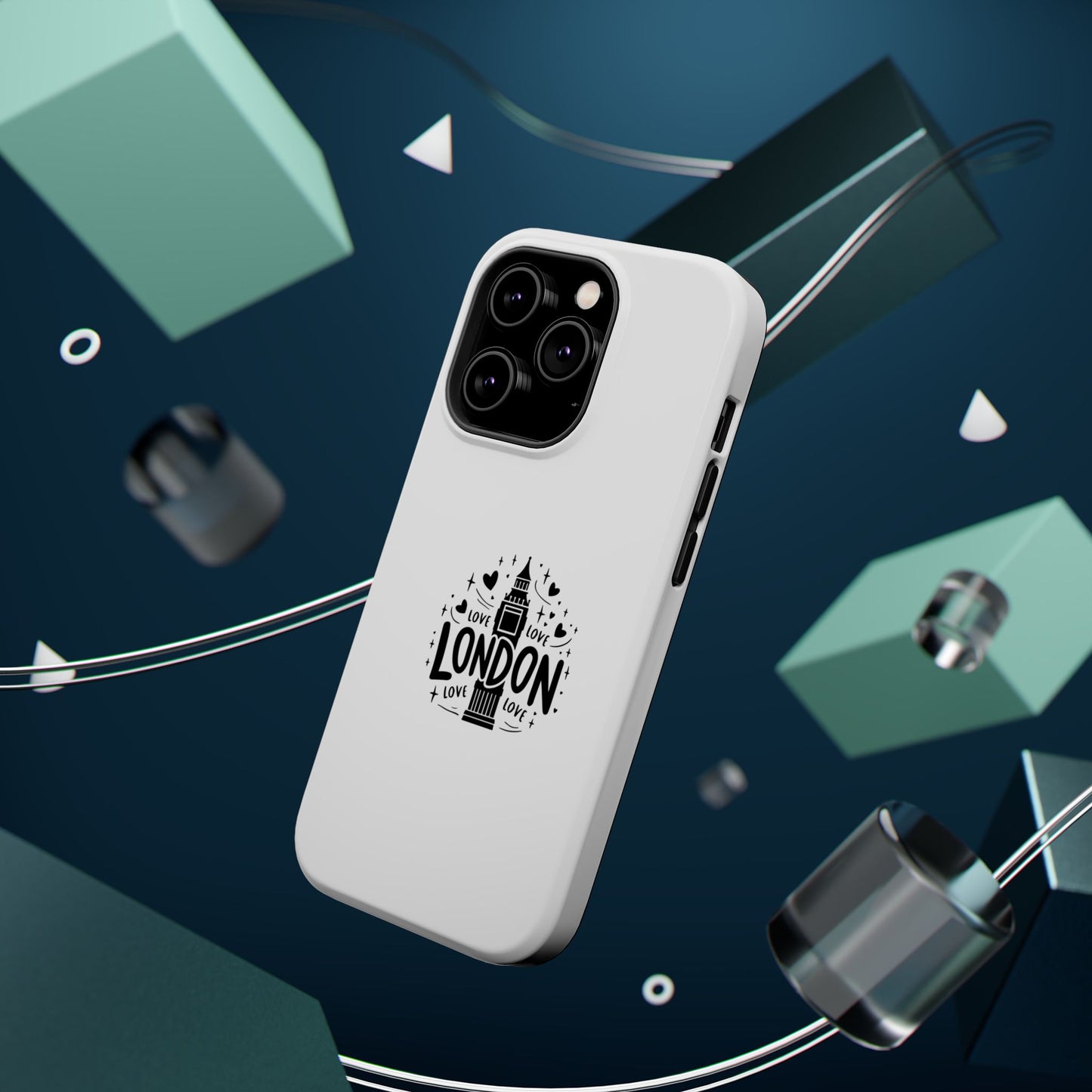 London Love Magnetic Tough Case - Stylish iPhone Protection