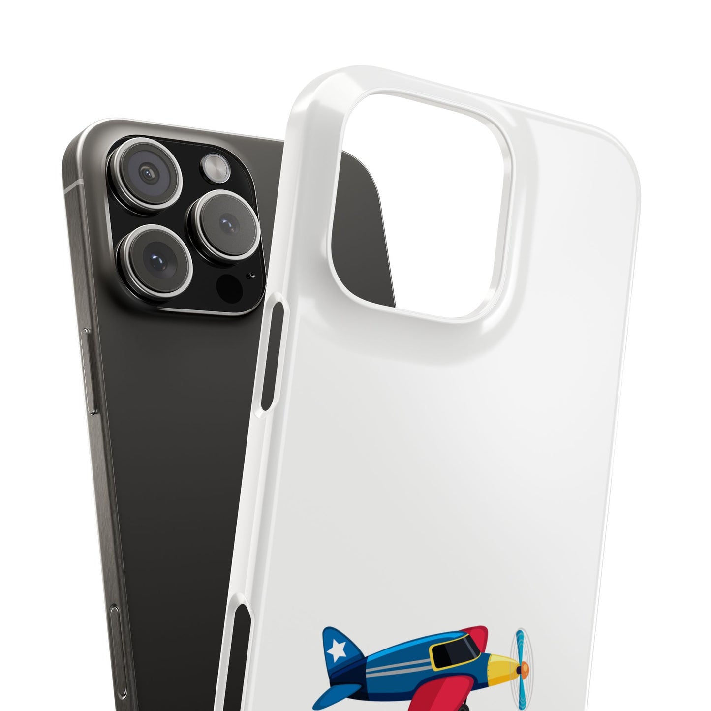 Colorful Airplane Slim Phone Case - Travel Lover's Gift, Airplane Accessories, Unique Phone Cover, Birthday Gift, Everyday Use