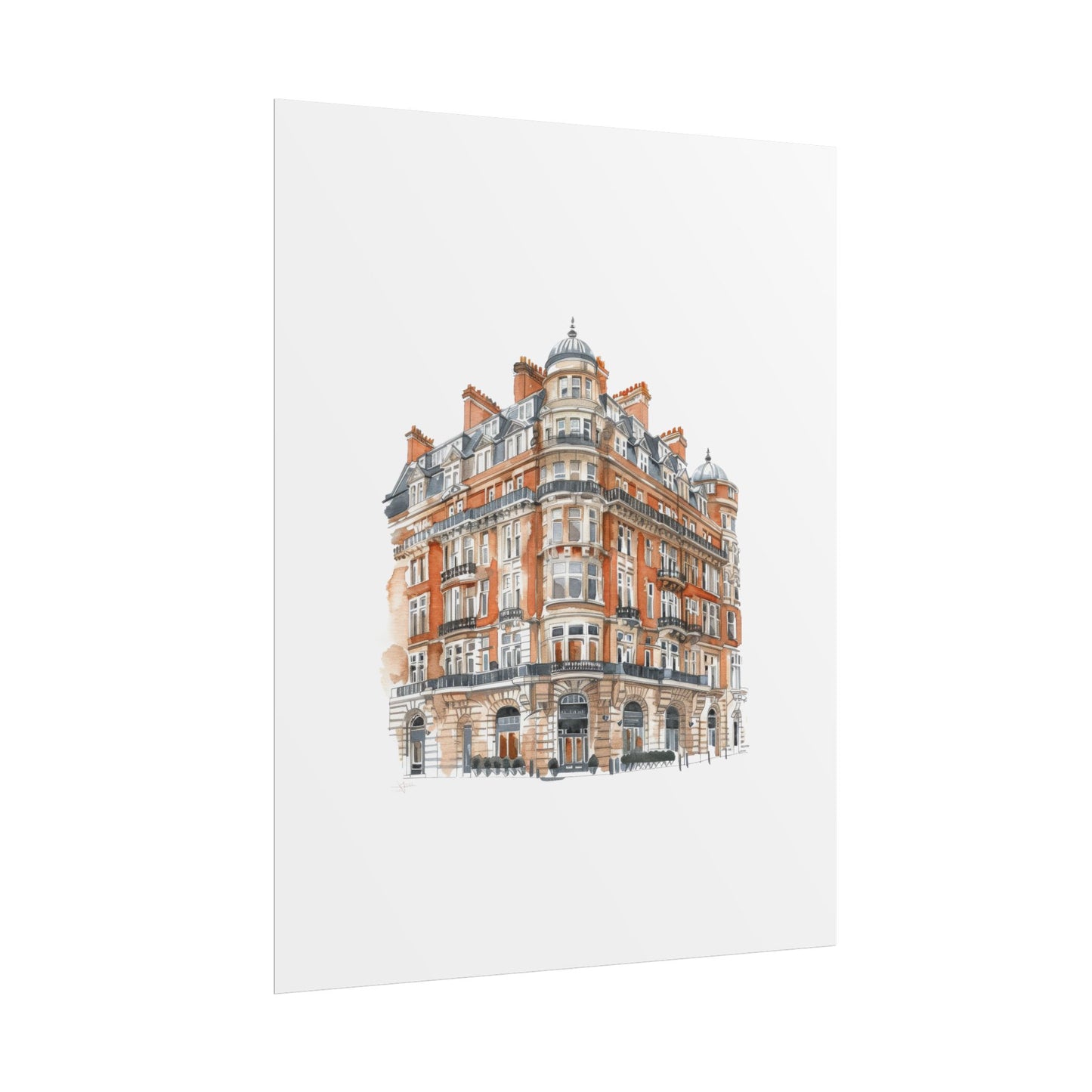 Elegant Architectural Rolled Posters, Art Prints for Home Decor, Gift for Housewarming, Wall Art for Living Room, Unique Art Decor