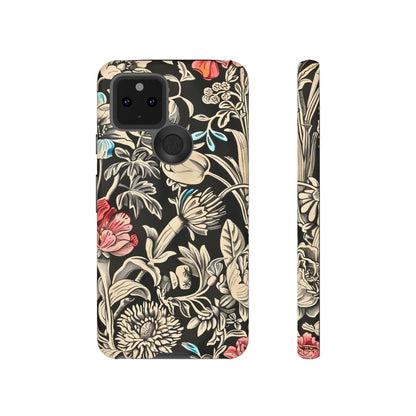 Floral Phone Case, Tough Cases, Flower Design, Gift for Her, Spring Accessory, Unique Phone Cover, Eco-Friendly