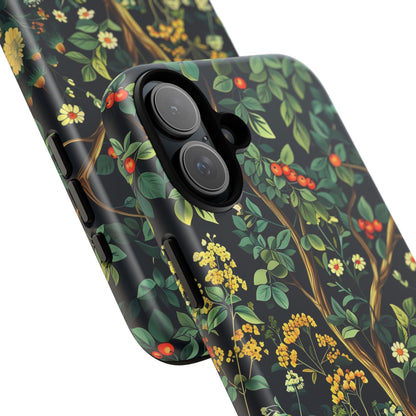 Floral Phone Case - Tough Cases, Colorful Nature Design, Gift for Flower Lovers, Phone Accessory, Unique Cell Phone Cover