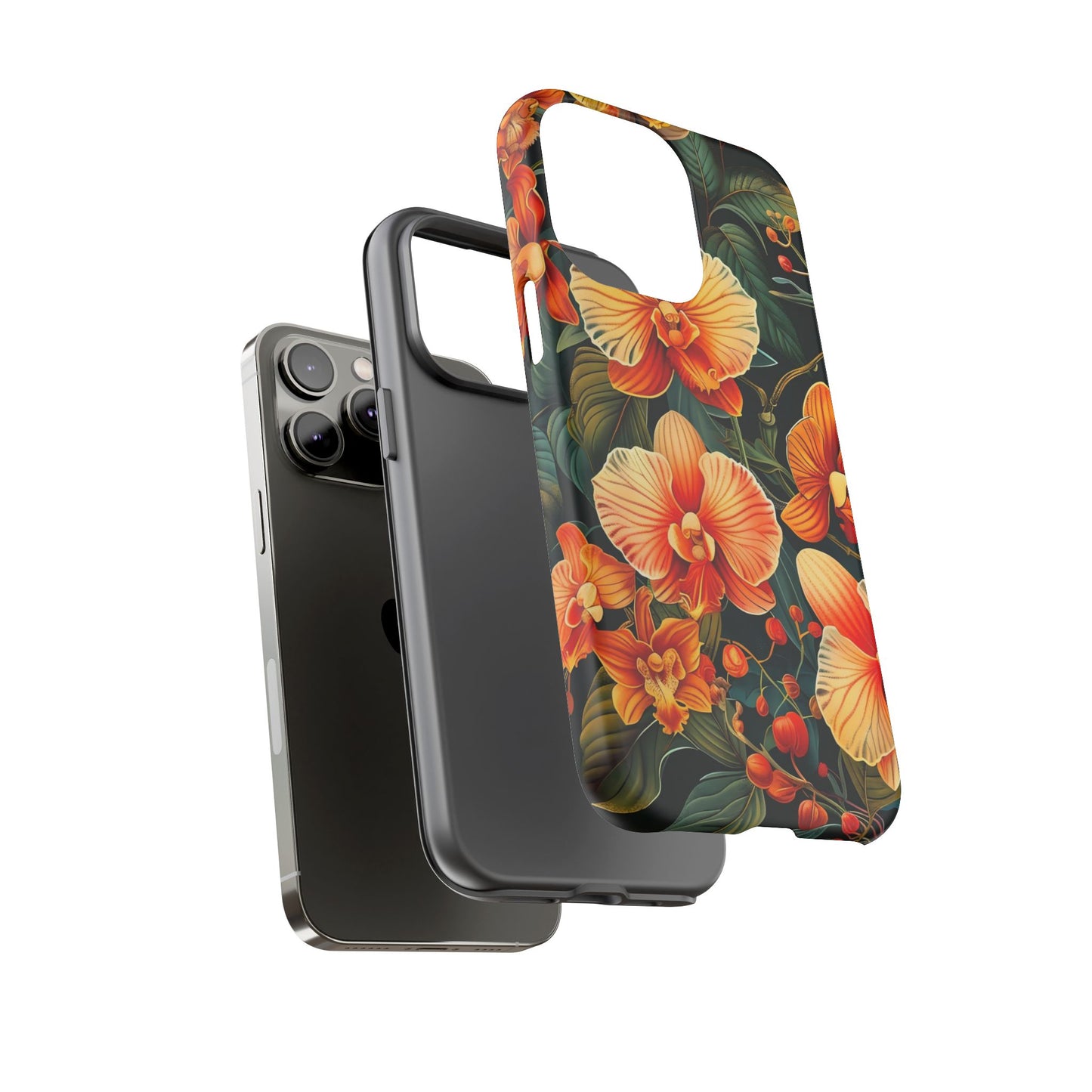 Floral Phone Case - Tough Cases, Protective Cover, Gift for Her, Smartphone Accessory, Floral Design, Nature-Inspired