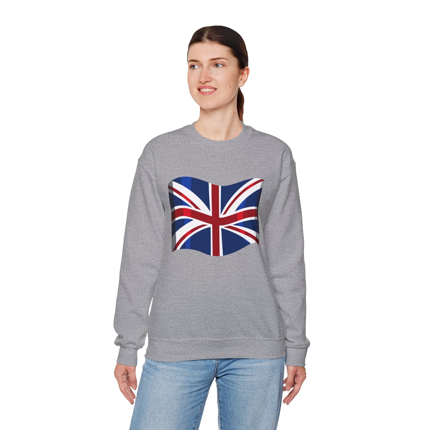 Unisex Heavy Blend™ Crewneck Sweatshirt - The Flag of the United Kingdom