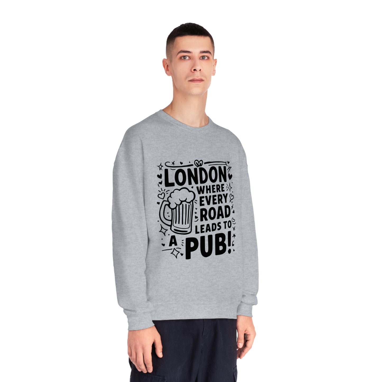 Unisex NuBlend® Crewneck Sweatshirt - London's Pub