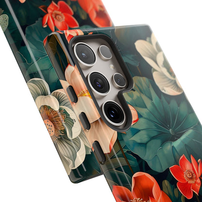 Flower Phone Case, Floral Phone Cover, Tough Case for Floral Lovers, Gift for Her, Stylish Tech Accessories