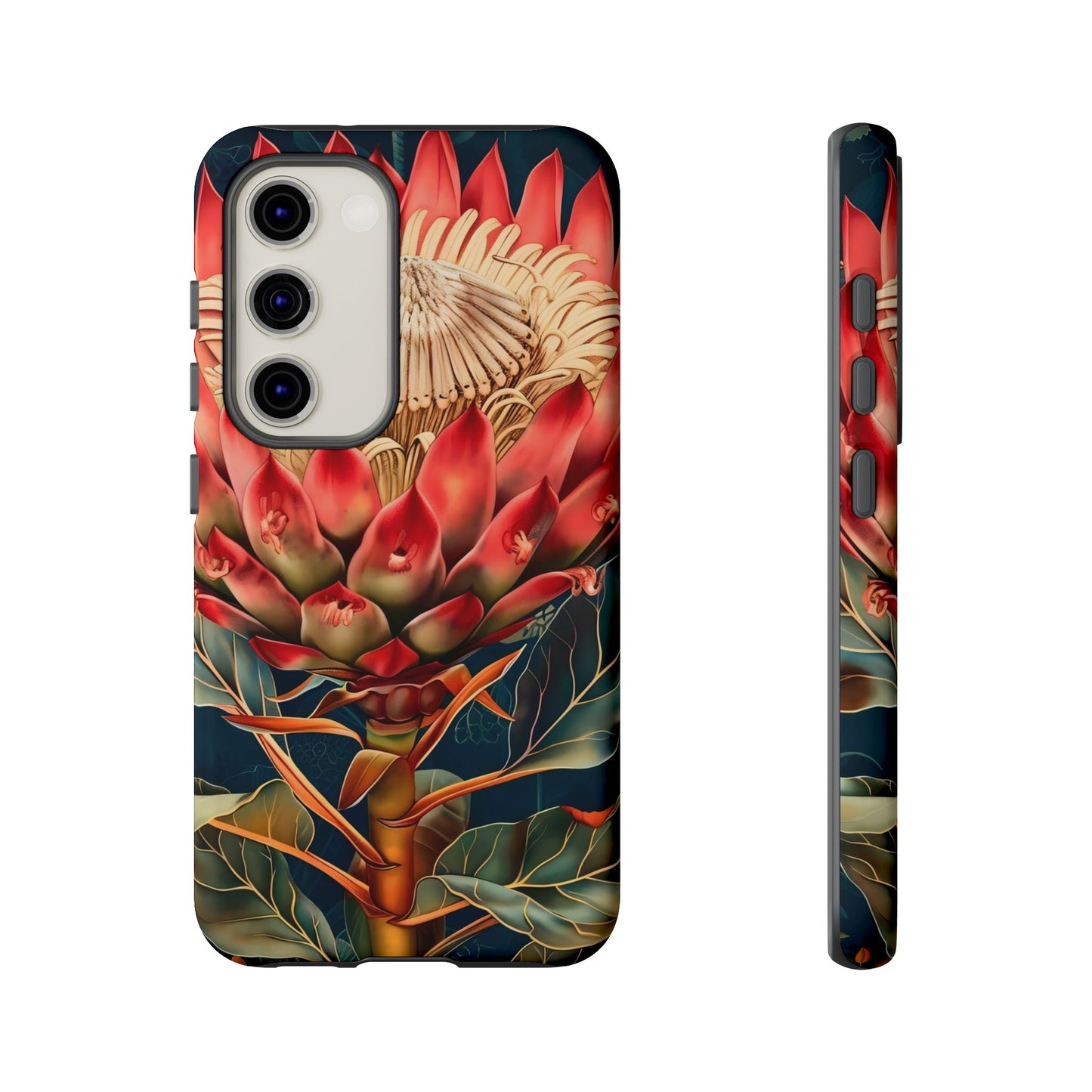 Tough Cases: Vibrant Floral Phone Case, Tough Phone Covers, Floral Art Cases, Nature Design Accessories, Gift for Nature Lovers