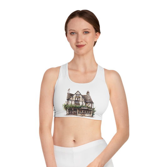 Sports Bra - Comfortable Athletic Wear for Active Lifestyles - Charming Cottage - Brick & Ivy - A Traditional British Home