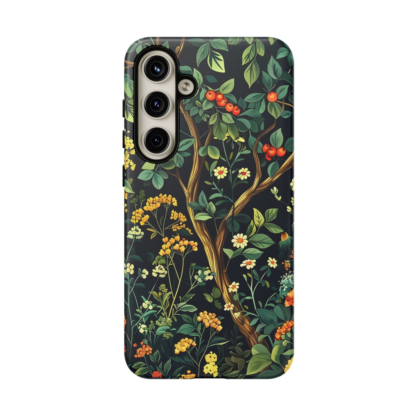 Floral iPhone Case, Nature Inspired Tough Case, Botanical Phone Cover, Eco-Friendly Gift, Unique Floral Design