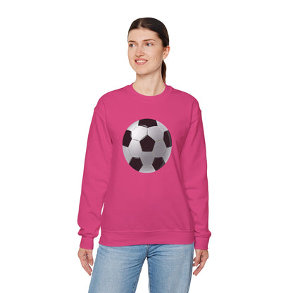 Unisex Heavy Blend™ Crewneck Sweatshirt - Dynamic Football Design - Sports Passion and Energy