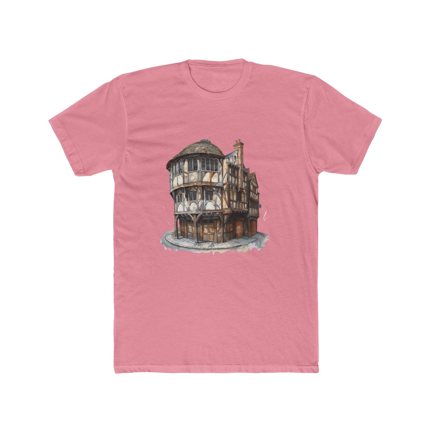 London Pub Interior - Cozy Unisex Cotton Crew Tee