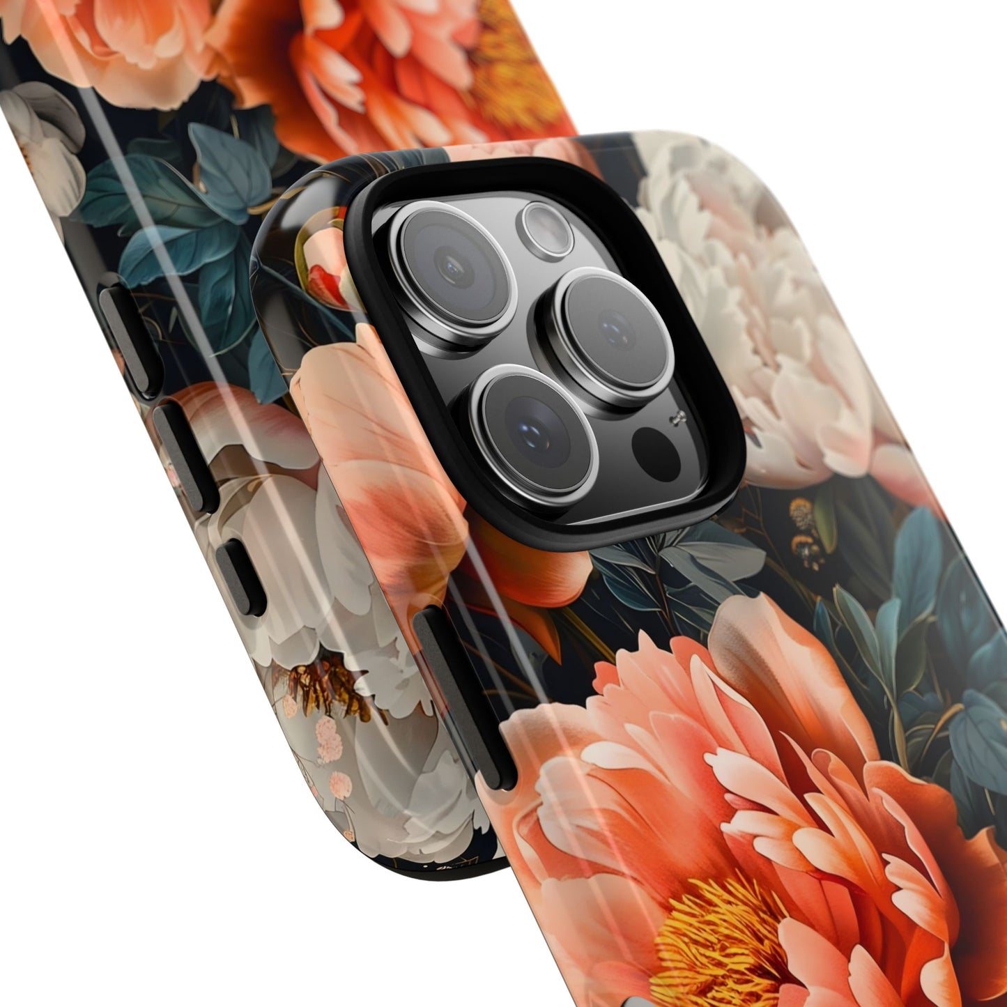 Floral Phone Case - Tough Cases, Durable Cover, Flower Design, Unique Gift, Phone Accessories