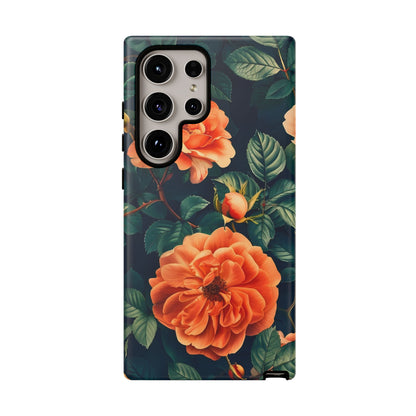 Floral Phone Case, Tough Cases for Nature Lovers, Botanical Design, Phone Protection, Gift for Her, Trending Floral Accessories