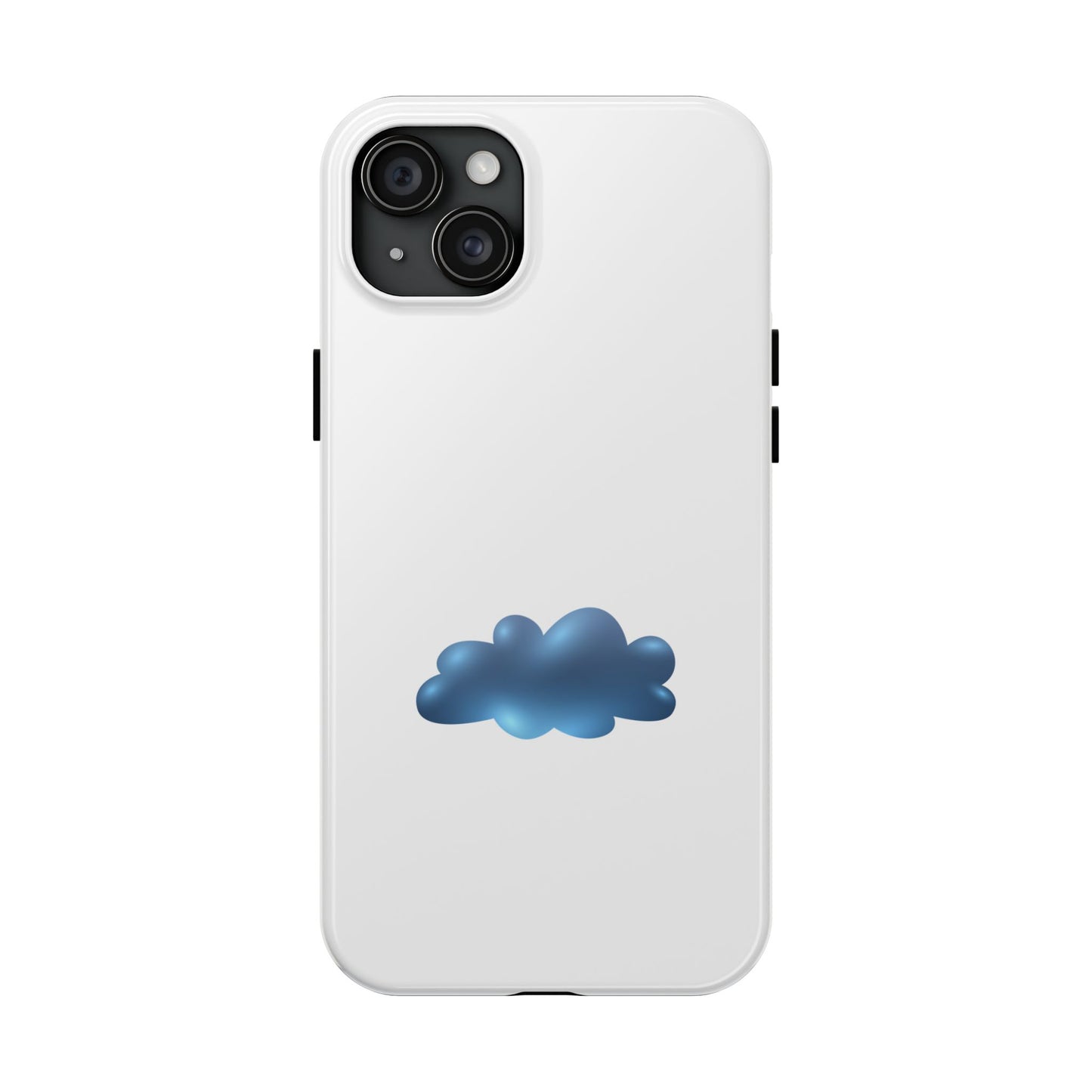 Cloudy Tough Phone Cases, Protective Cases for iPhones, Cute Cloud Design, Ideal Gift for Students, Stylish Accessories for Everyone