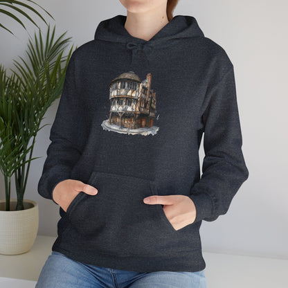 Unisex Heavy Blend™ Hooded Sweatshirt - Where Friends Gather - The Cozy British Pub