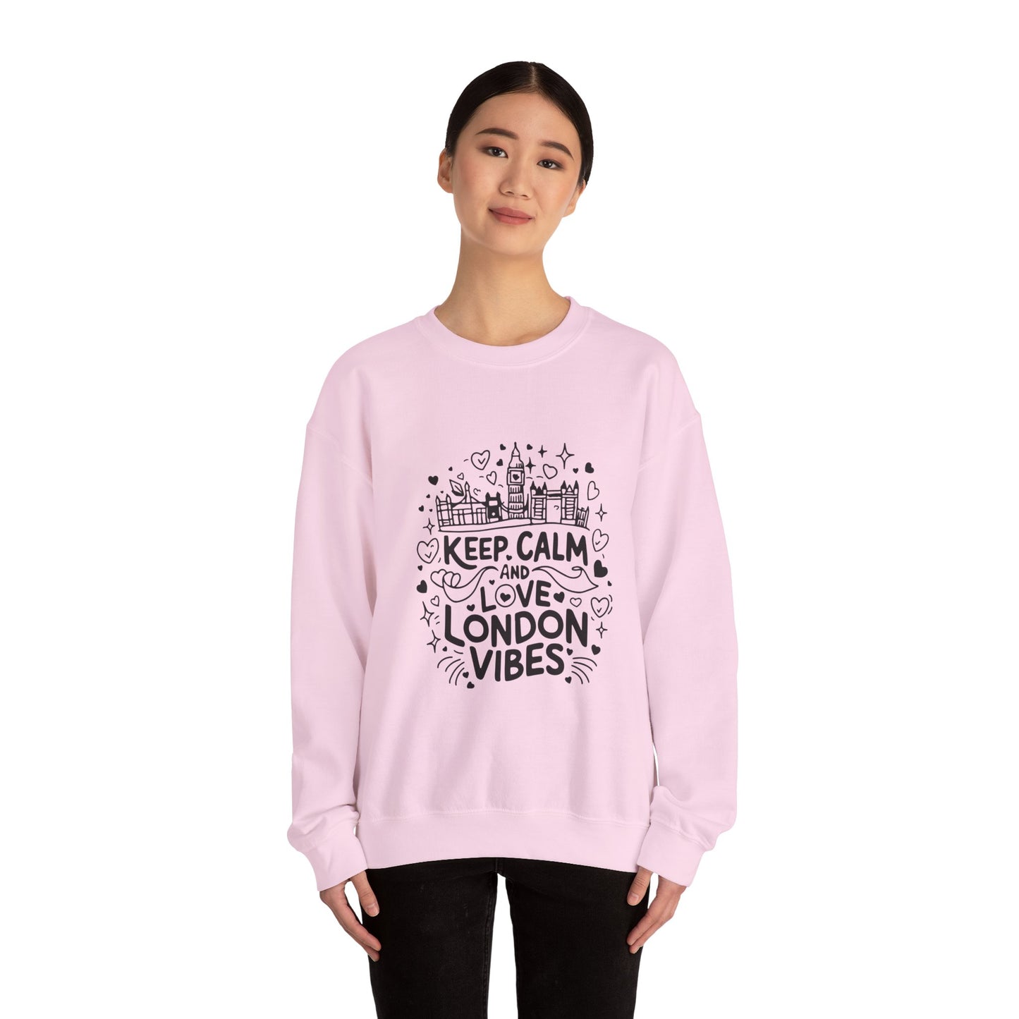 Unisex Heavy Blend™ Crewneck Sweatshirt - Trendy and Calm London Vibes