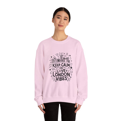 Unisex Heavy Blend™ Crewneck Sweatshirt - Trendy and Calm London Vibes