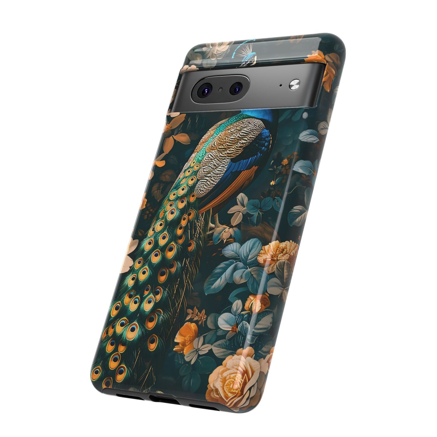 Peacock Phone Case - Elegant Floral Design, Tough Case for Protection, Unique Gift for Nature Lovers, Stylish Accessory, Eco-Friendly