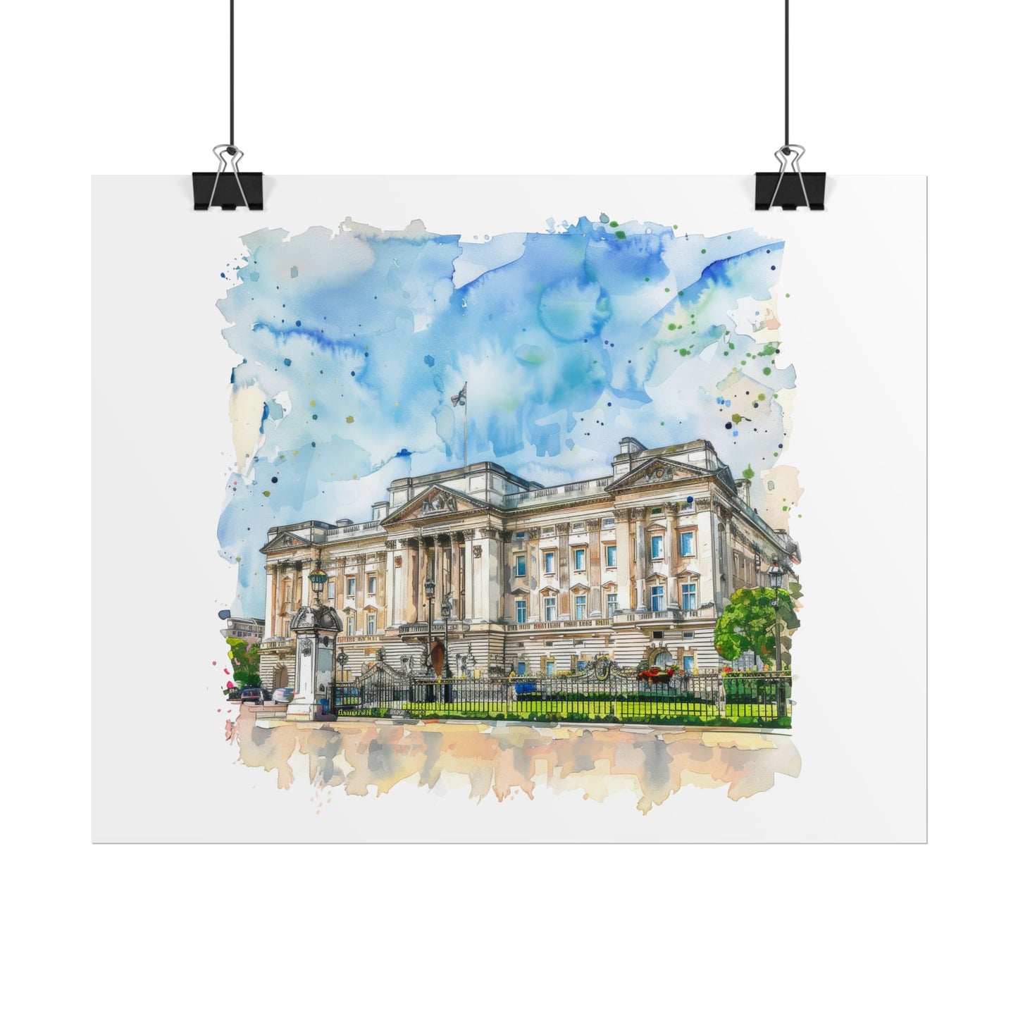 Watercolor Art Rolled Posters