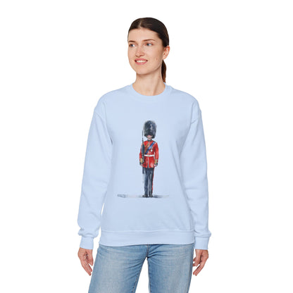 Unisex Heavy Blend™ Crewneck Sweatshirt - British Royal Guard - Iconic Symbol of Tradition and Honor