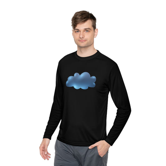 Unisex Lightweight Long Sleeve Tee - Serene Cloudscape - Dreamy Cloud