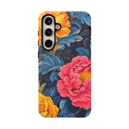 Floral Phone Case, Tough Cases, Stylish Mobile Cover, Gifts for Her, Phone Accessories, Unique Flower Design
