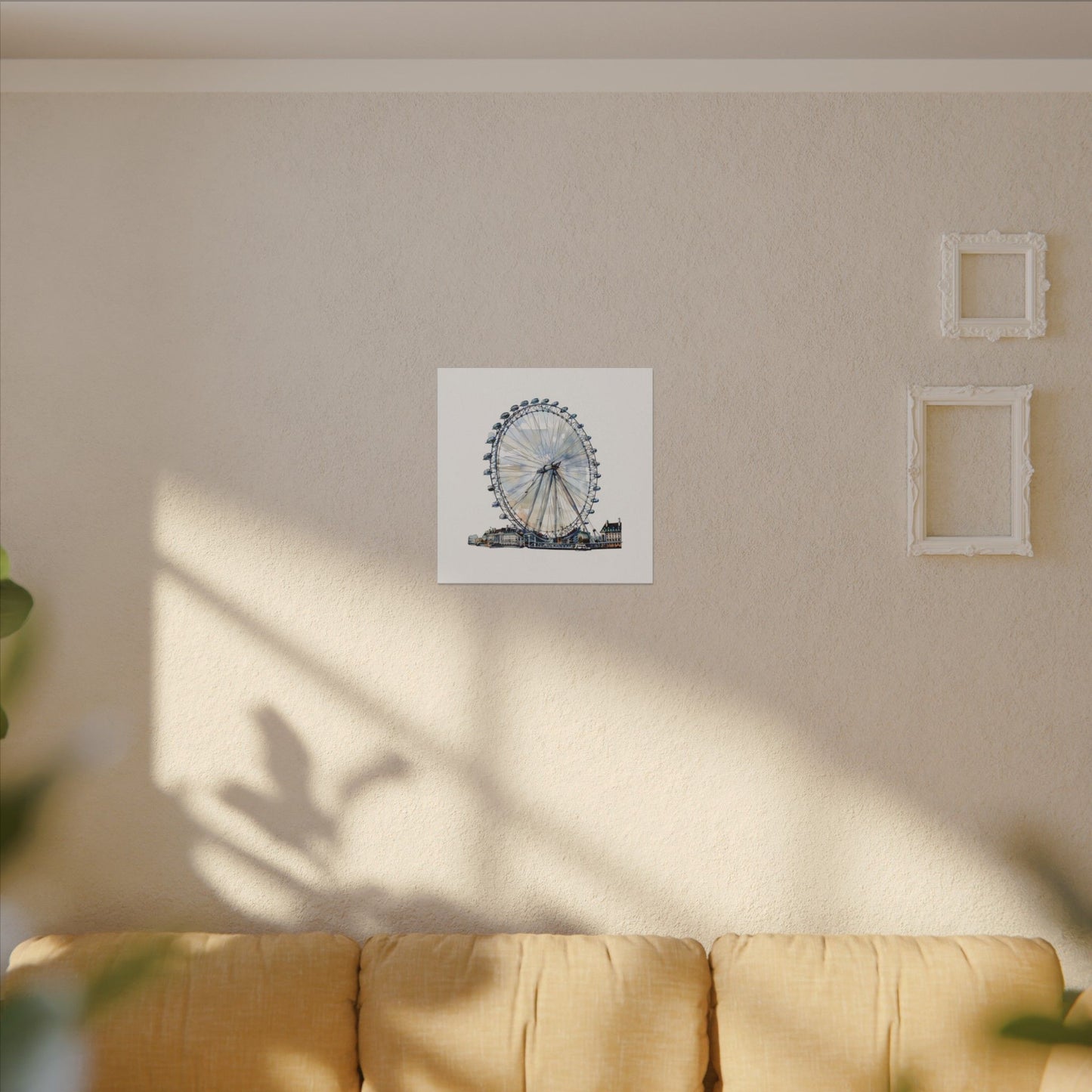 London Eye Canvas Print, Wall Art Decor, Travel Gift, Home Decoration, Unique Art Piece